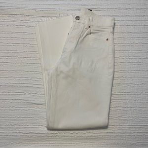 White Gap Jeans CHEEKY STRAIGHT HIGH RISE